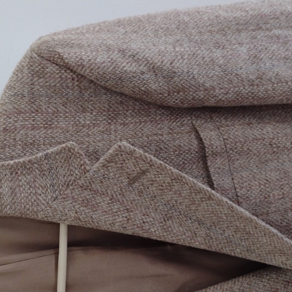 Vintage John Alexander Harris Tweed Woven Sports Coat Scottish Wool - Picture 6 of 13